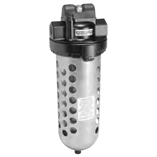 Wilkerson M21 Series Coalescing Filter, Port Size 3/8; Flows to 95.4 SCFM